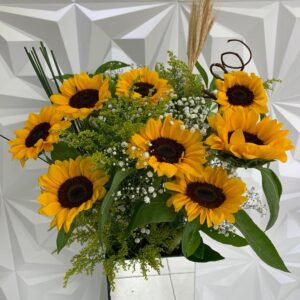 Arranjo floral de Girassóis